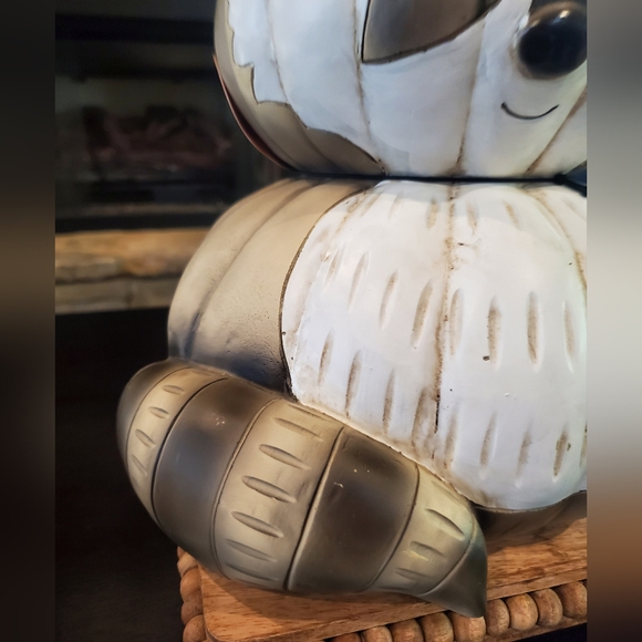 Rustic Pumpkin Racoon-NWT - Picture 2 of 4